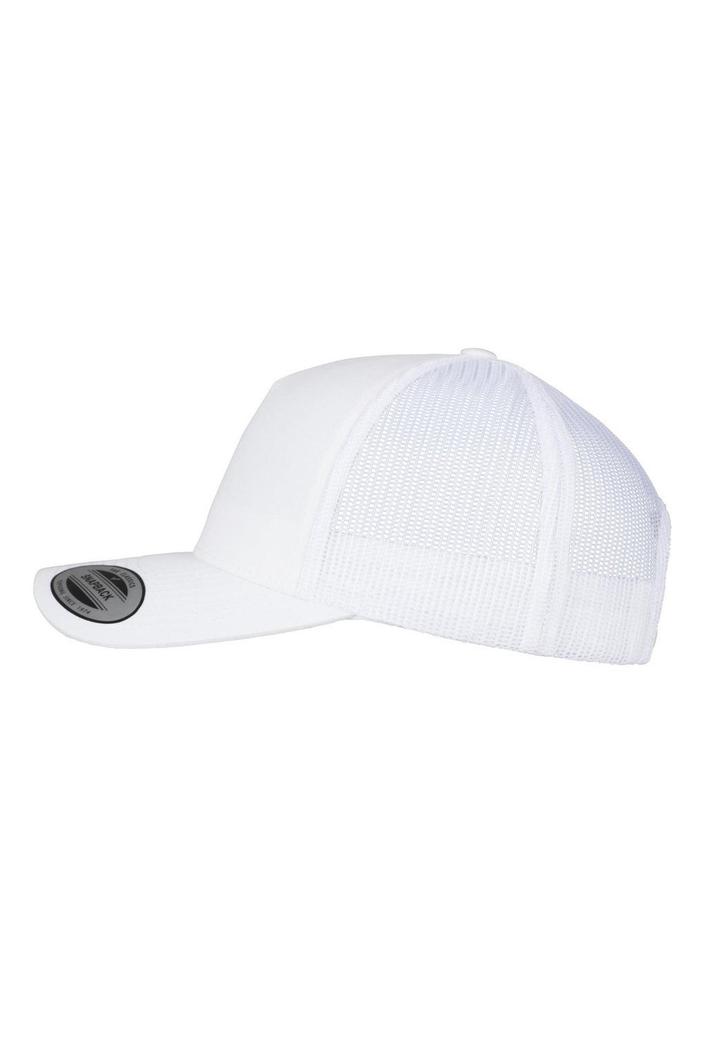 Retro Trucker Cap - Hvit