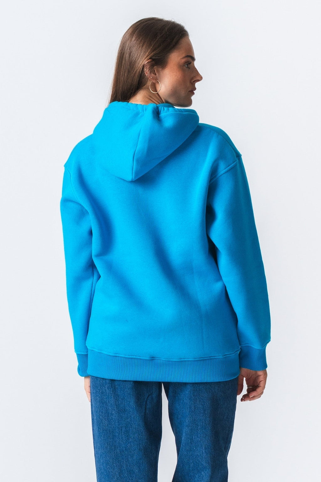 Stella Oversized Hoodie - Blå