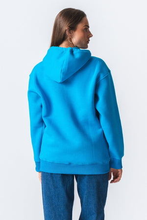 Stella Oversized Hoodie - Blå