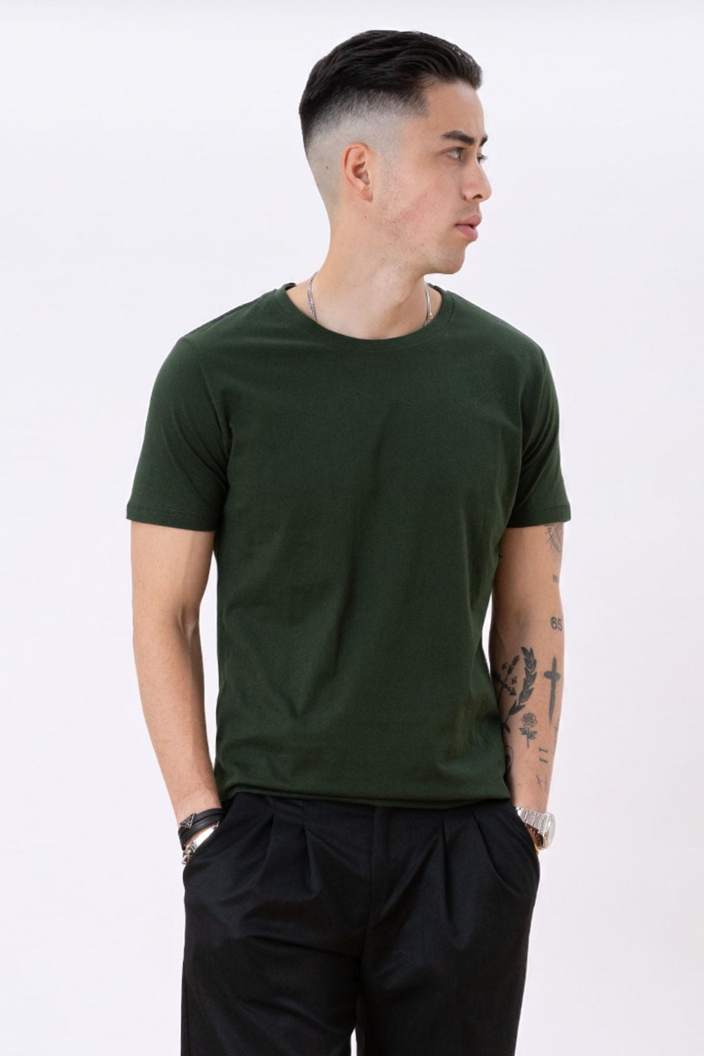 Muscle T-shirt - Mørkegrønn