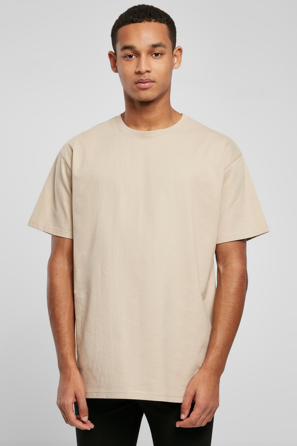 Heavy Oversized T-skjorte - Wet Sand