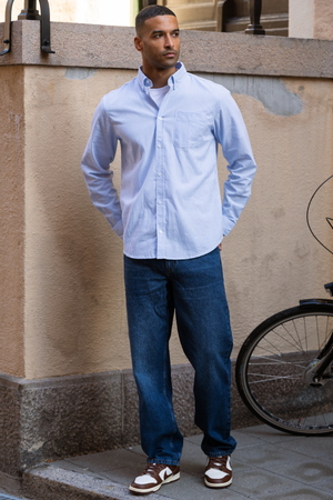 Relaxed Fit Jeans - Mørk Blue Denim