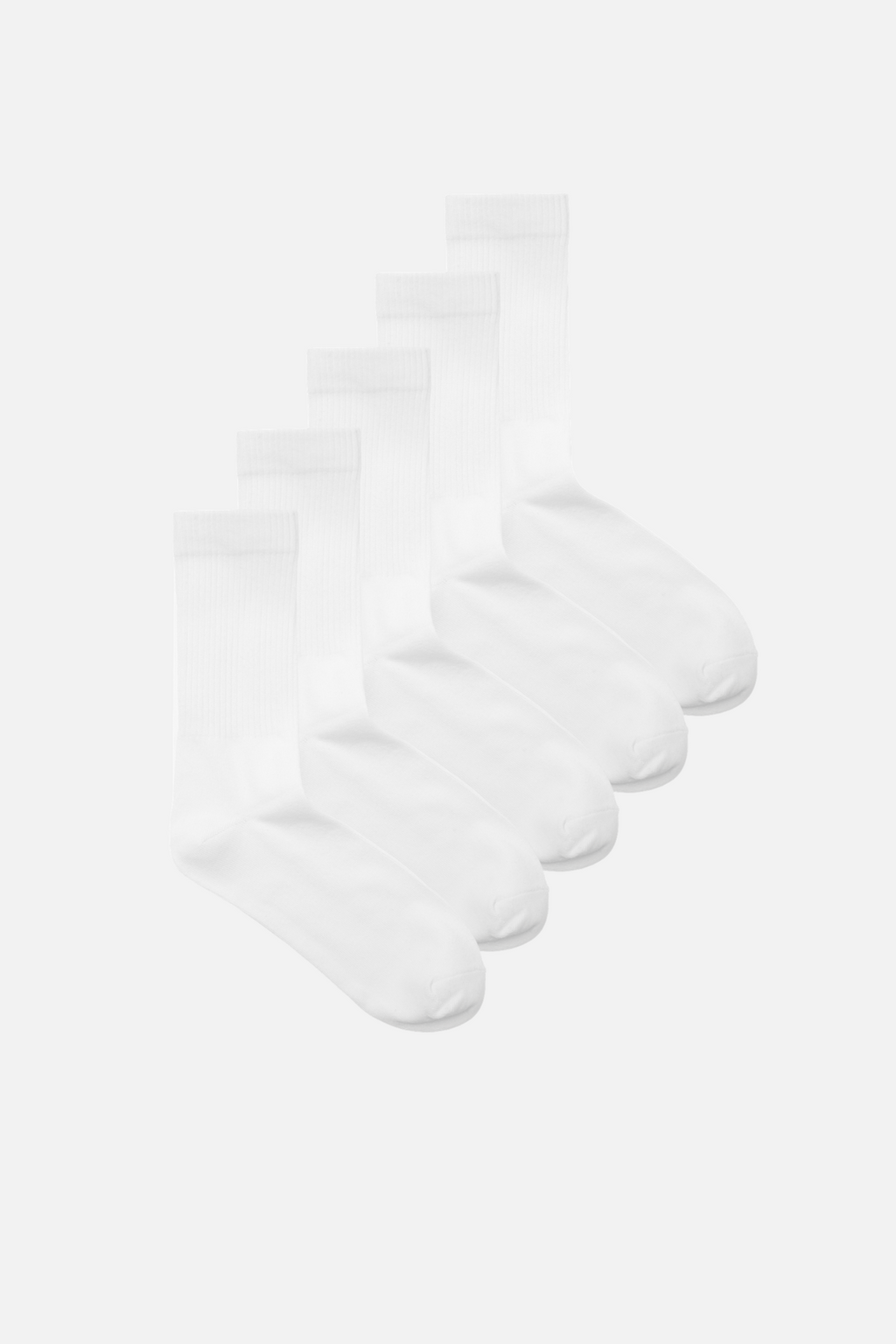 Heritage Tennis Socks 5-Pak - Hvit