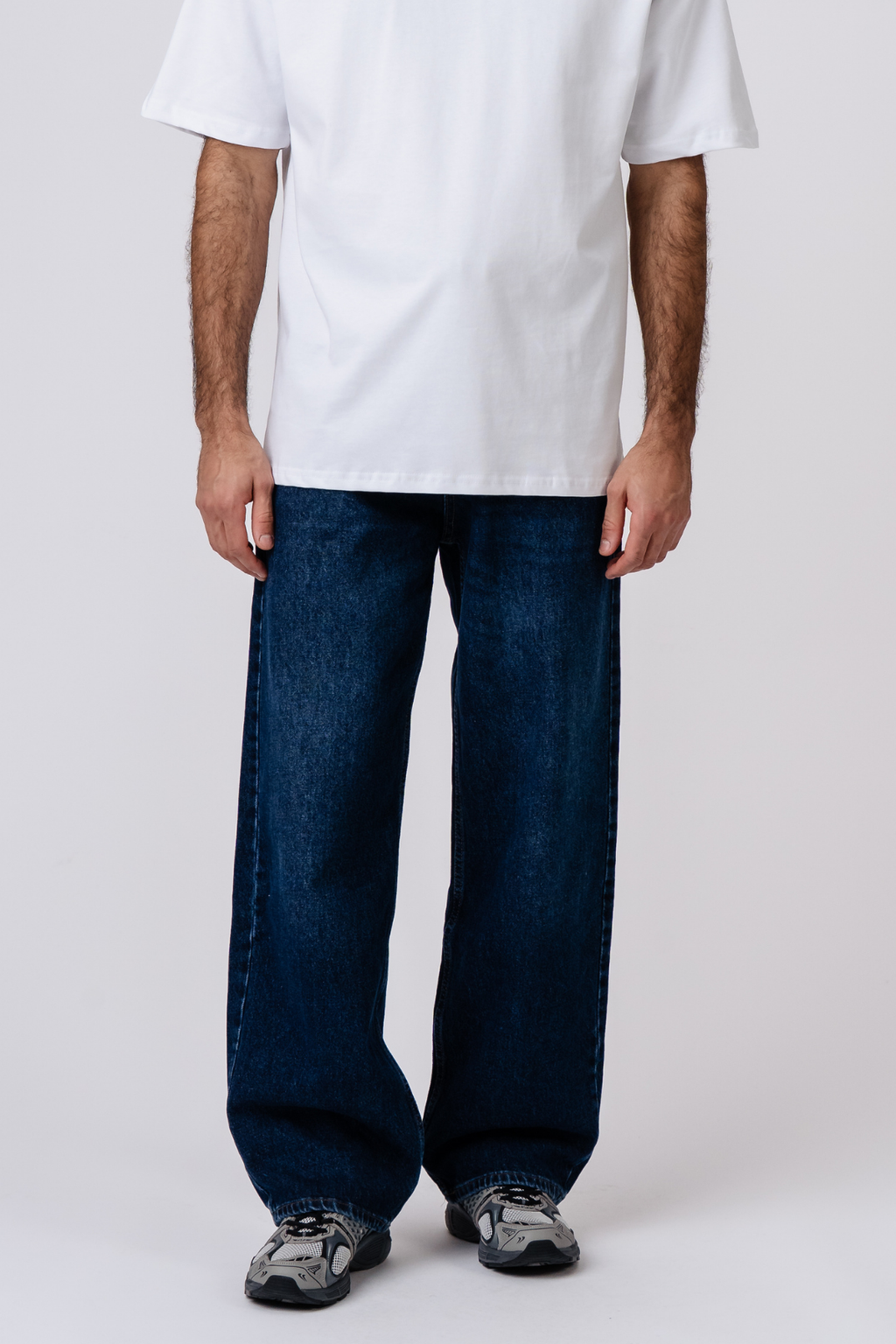 Baggy Jeans - Mørkeblå