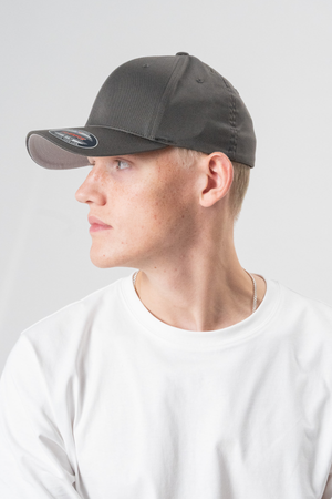 Flexfit Wooly Combed - Mørkegrå/Mørkegrå