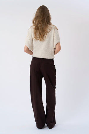 Chloe kortermet strikk - Off White