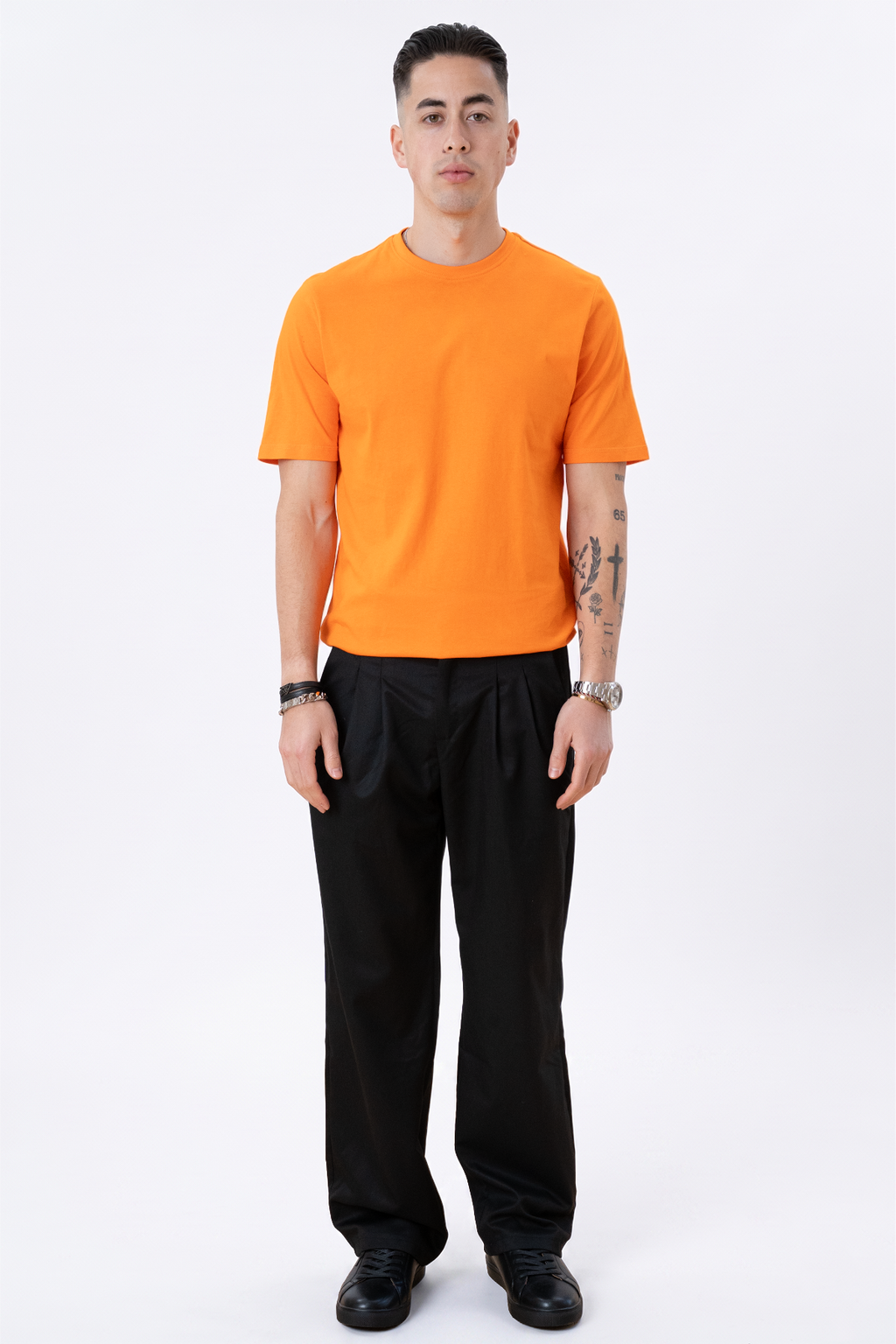 Basic T-shirt - Oransje