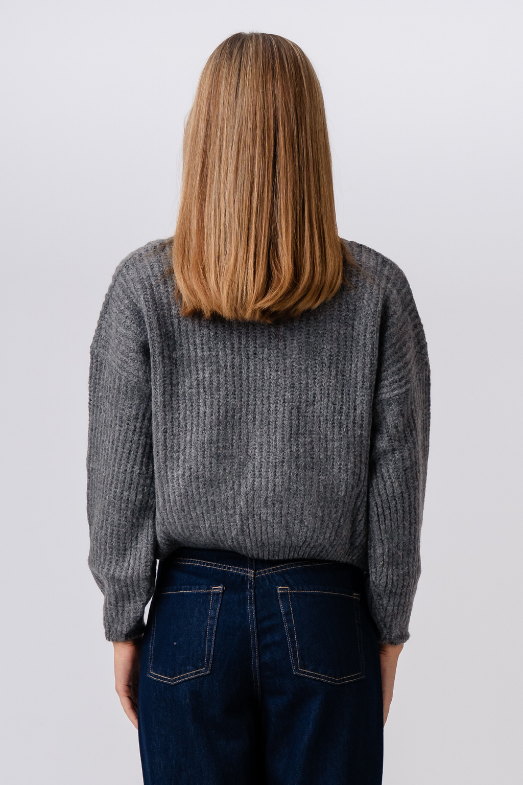 Gabriela Strikkegenser - Grå