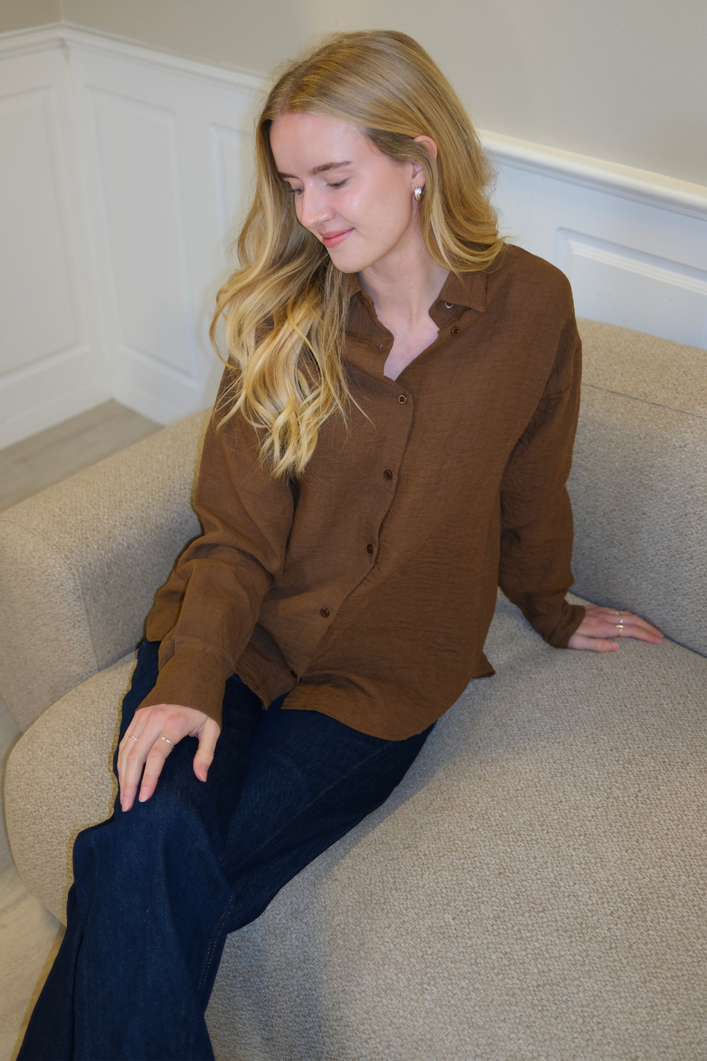 Lilly Skjorte - Brun