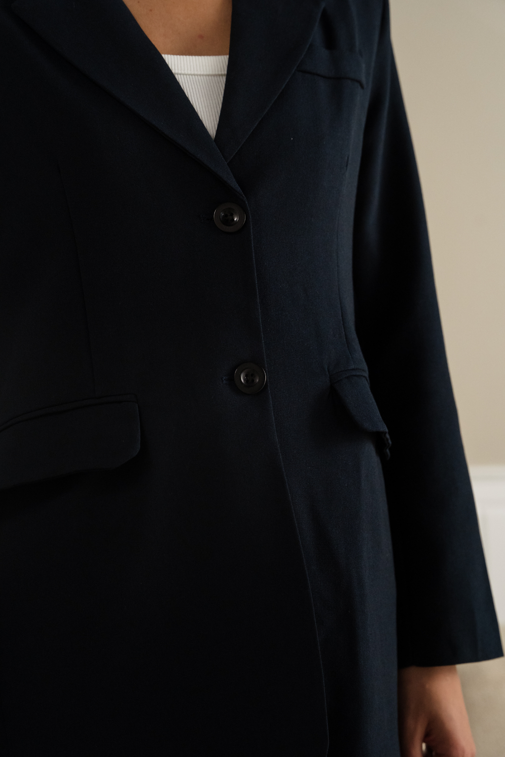 Claire Oversized Blazer - Svart