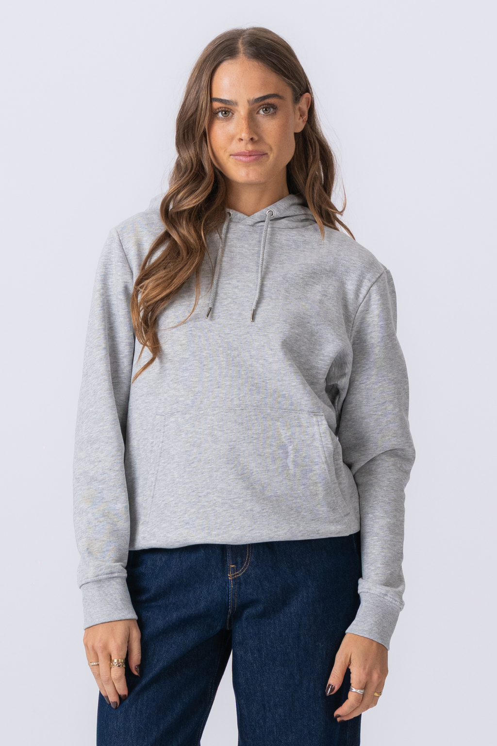 Sweatshirt Hoodie - Askegrå
