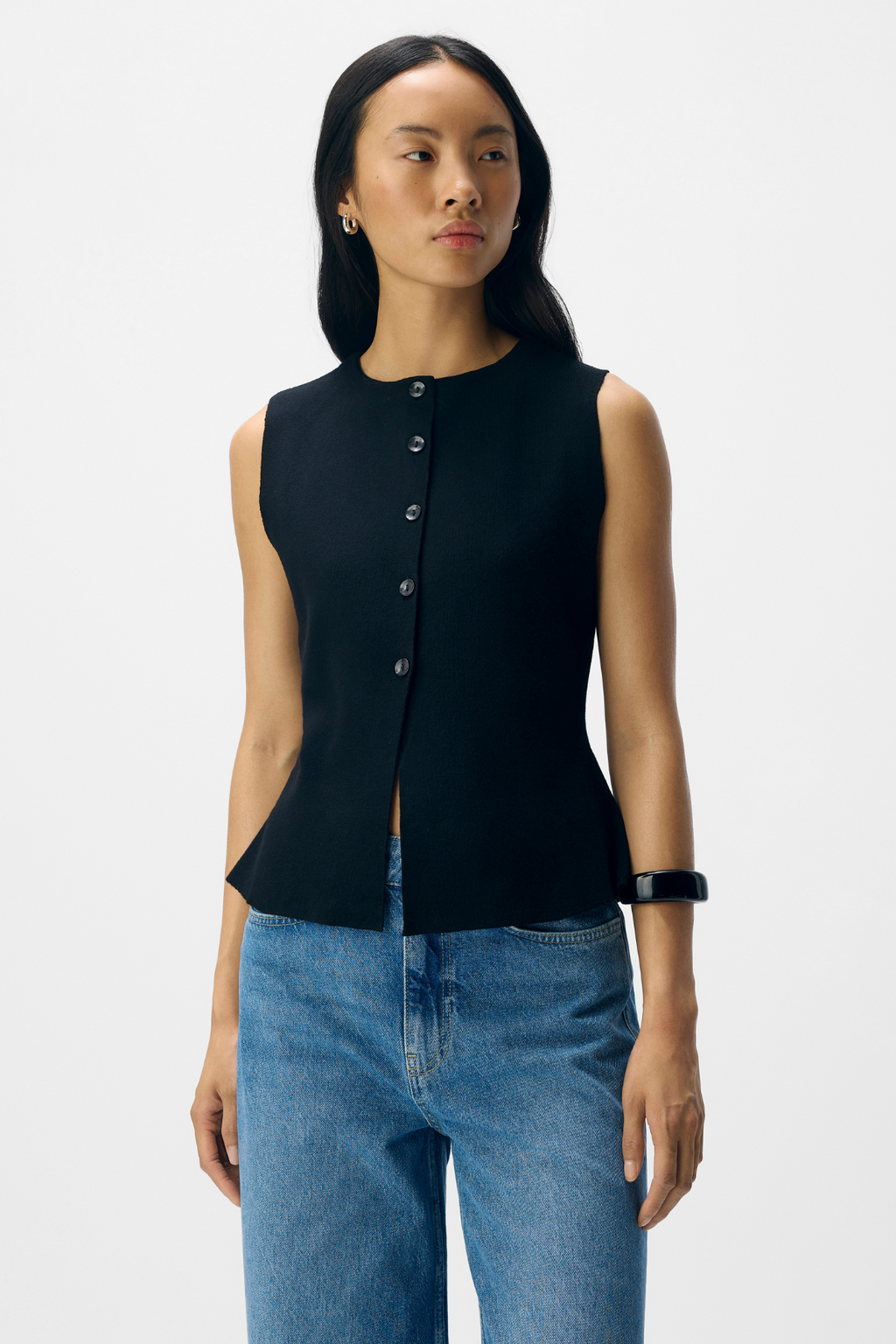 Reynard Strikkevest - Svart