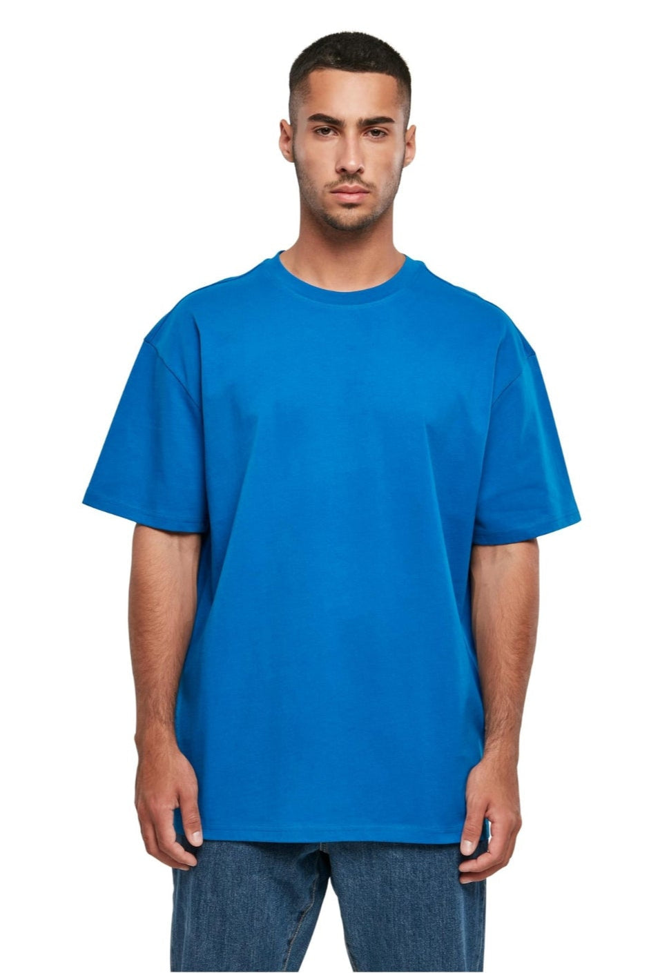 Heavy Oversized T-shirt - Koboltblå