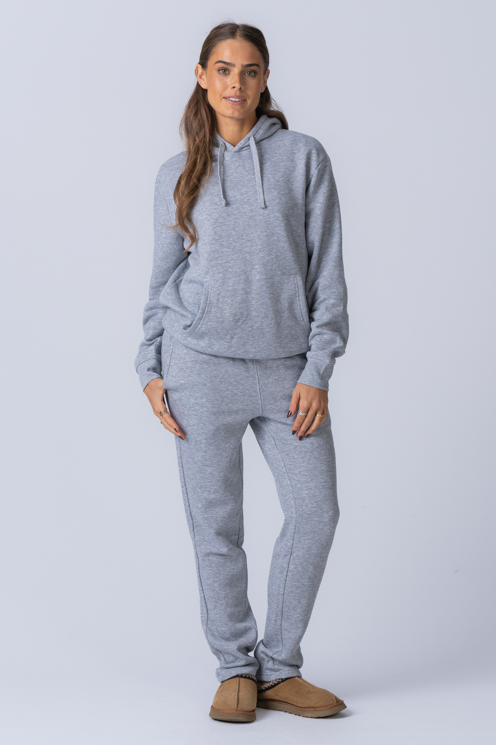Essensiell Hoodie Sweatsuit for Dame - Grå