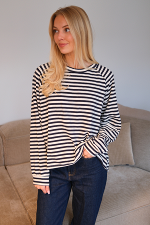 Stripete Skjorte - Blå