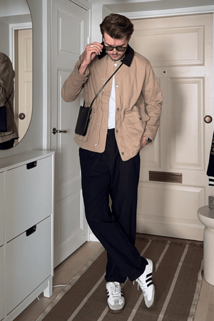 Twill Jakke - Mørk Sand