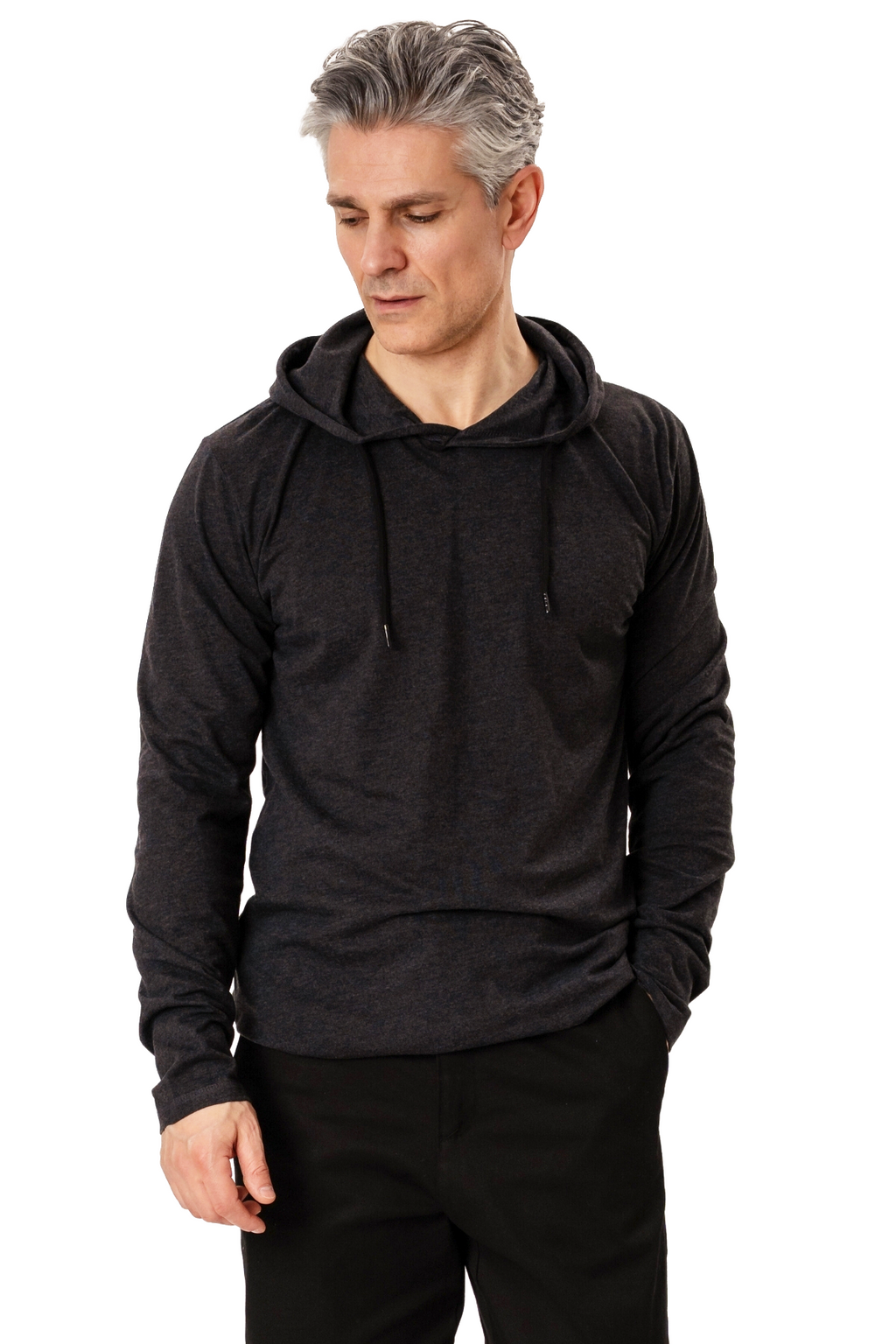 Light hoodie - Mørk Grå