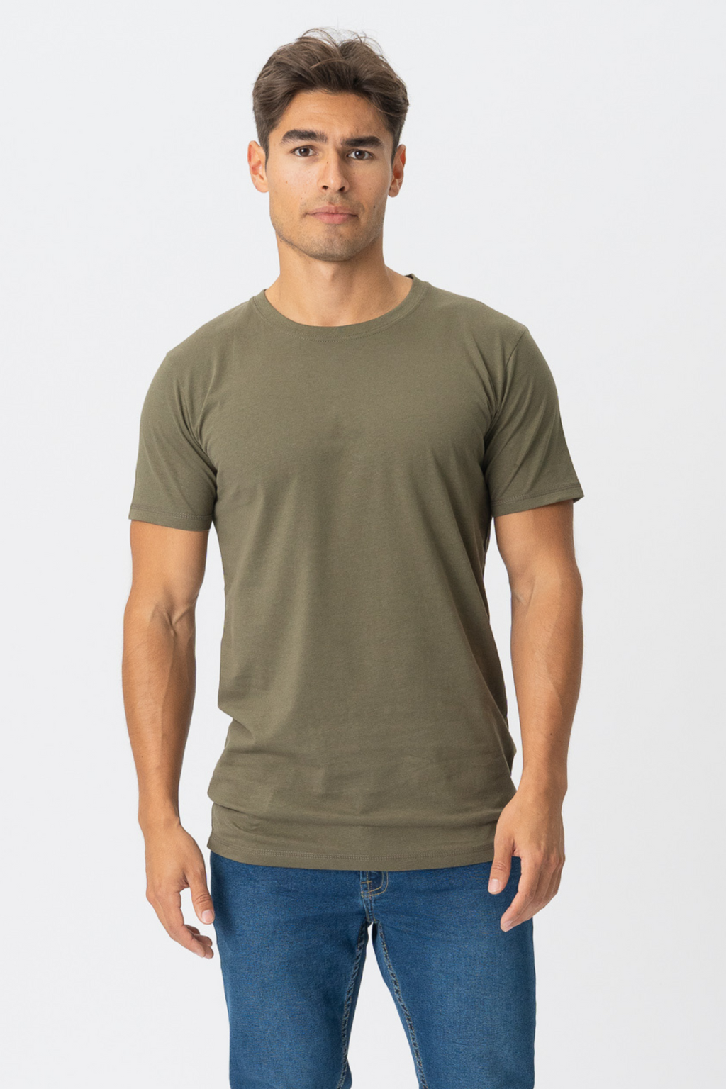 Muscle T-shirt - Army Grønn