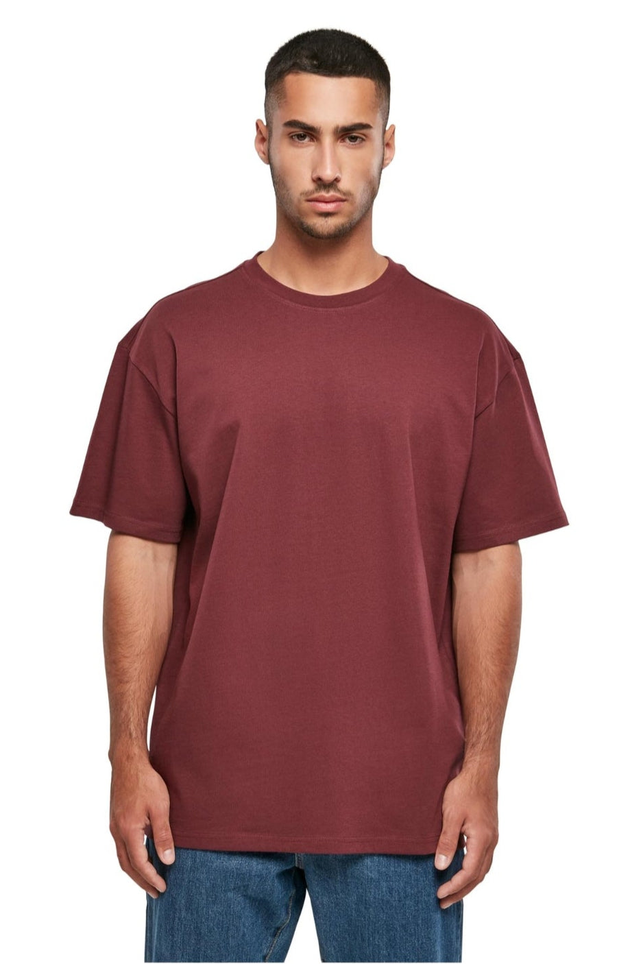 Heavy Oversized T-skjorte - Cherry