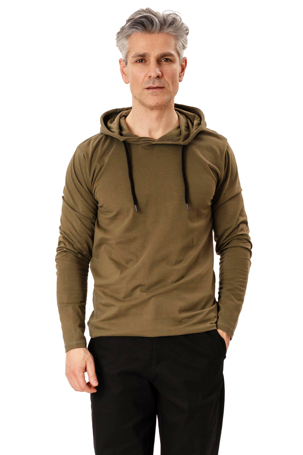 Light hoodie - Oliven