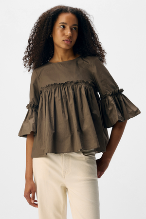 Håp Hals Top - Morel