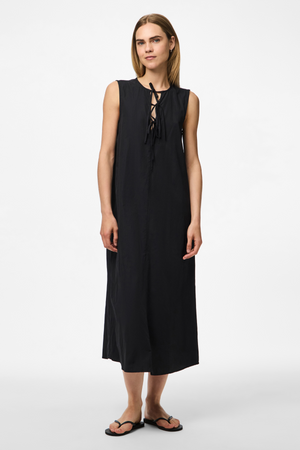Jenna Tie Dress - Black