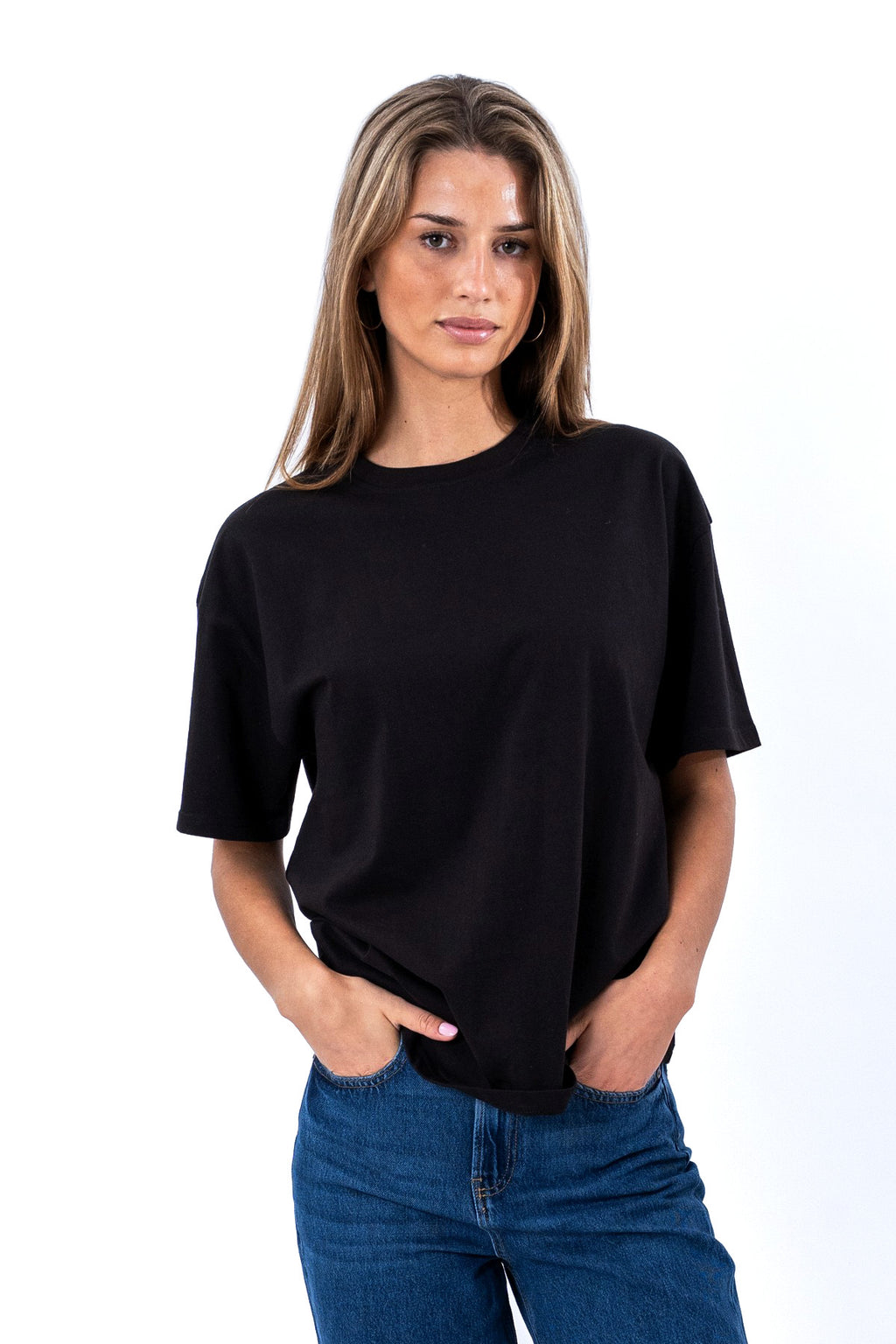 Heavy Boxfit Tee - Svart