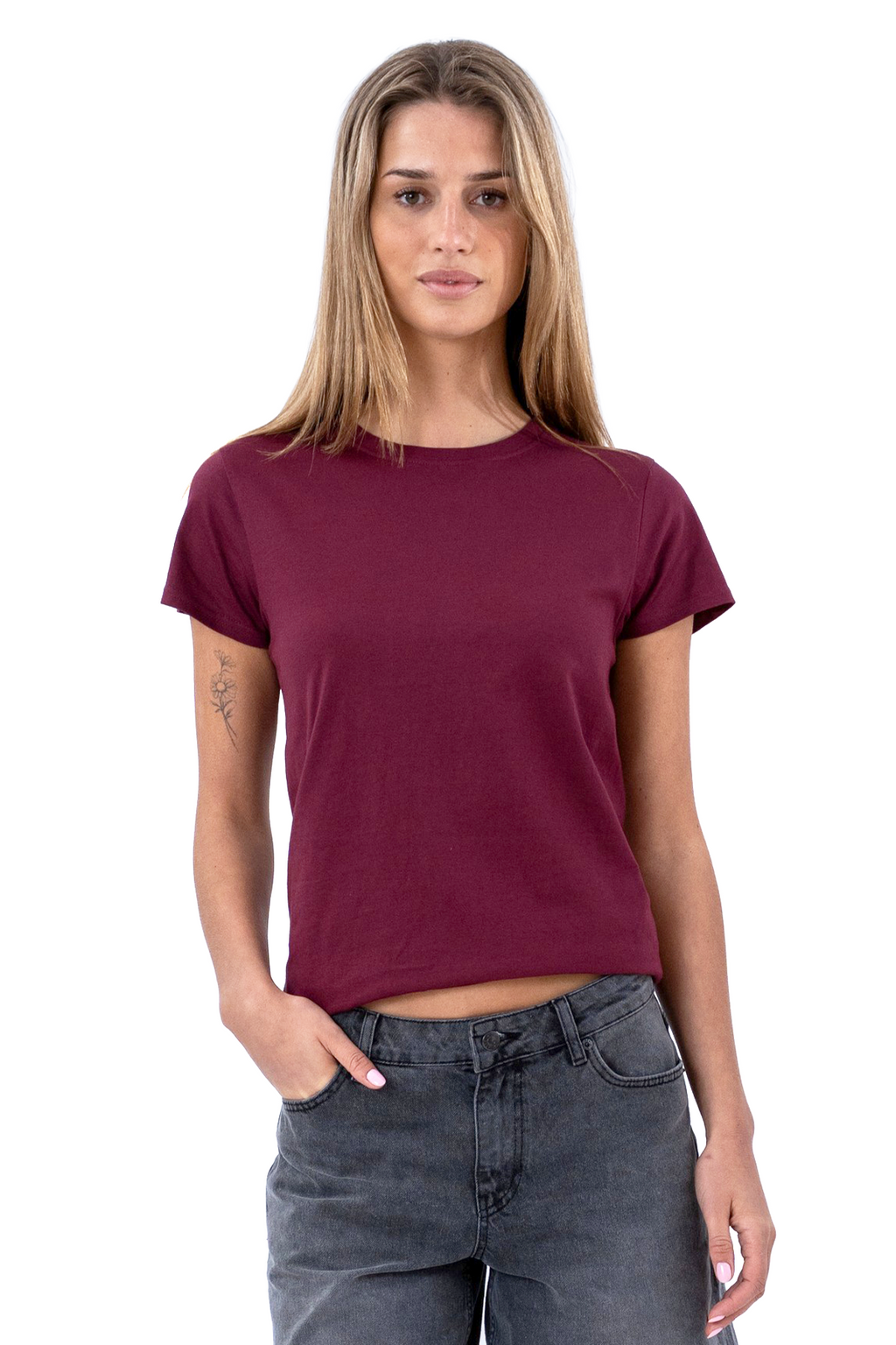 Basic T-shirt - Bordeaux