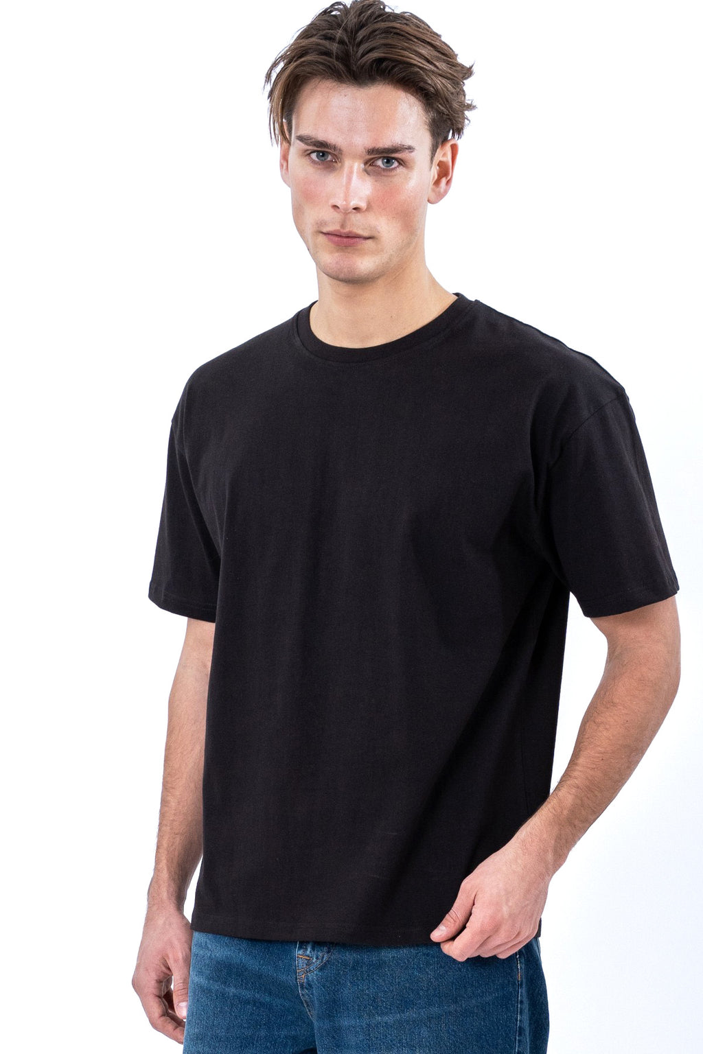 Heavy Boxfit Tee - Svart