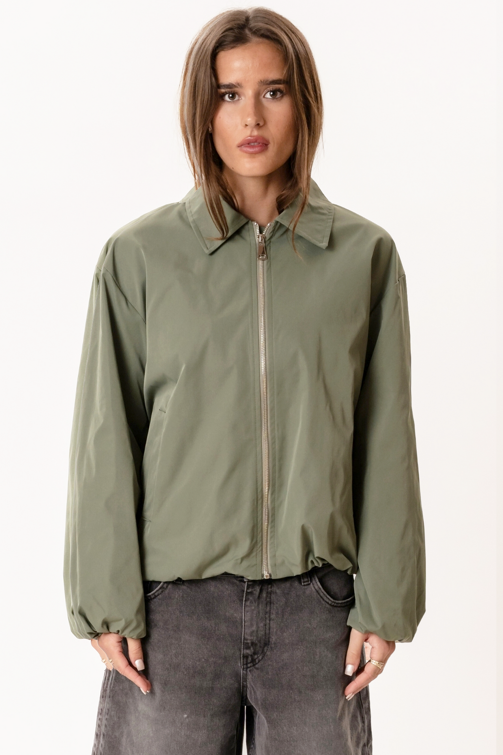 Ines Short Jacket - Khaki