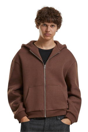 Everyday Zip Hoodie - Brun