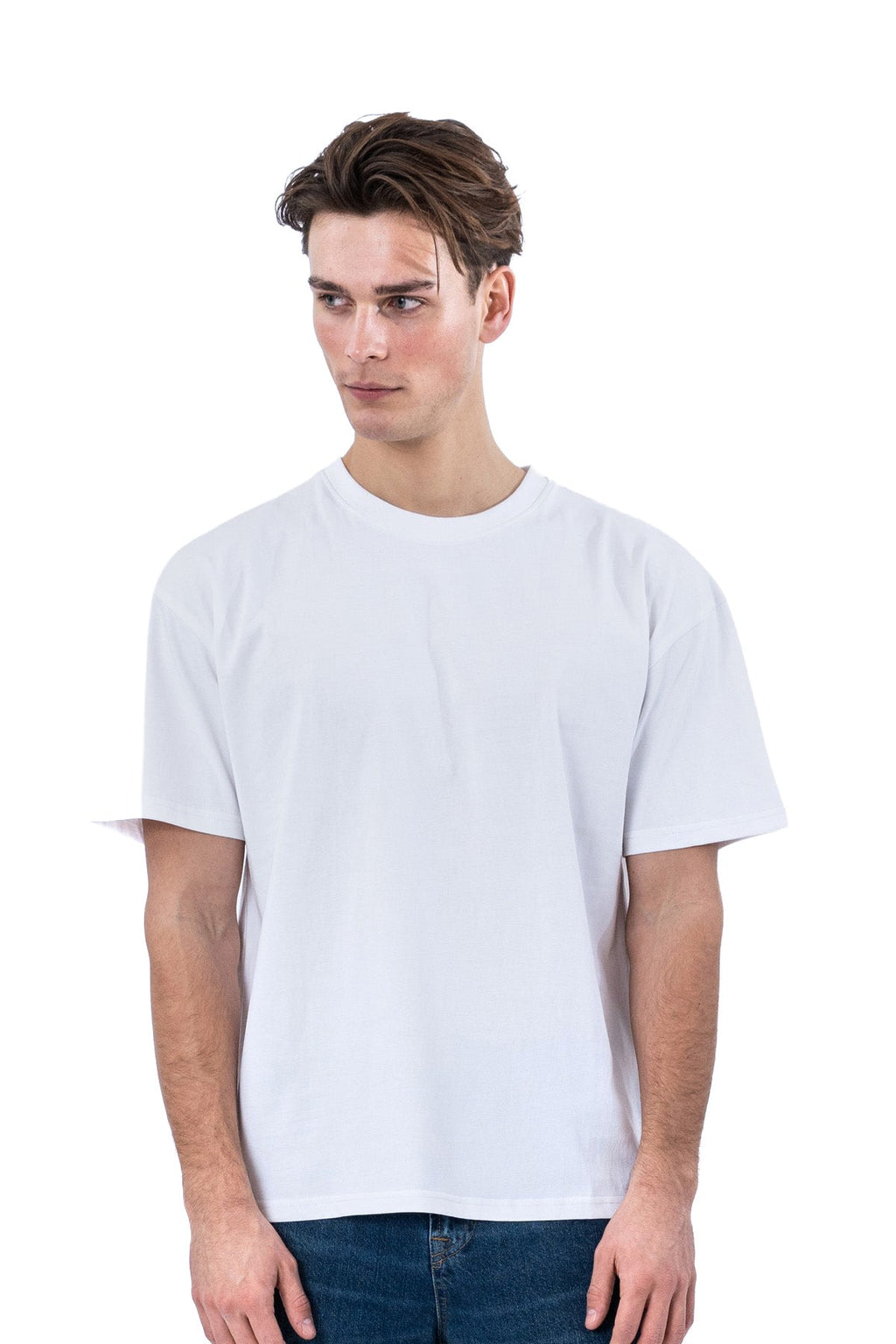 Heavy Boxfit Tee - Hvit