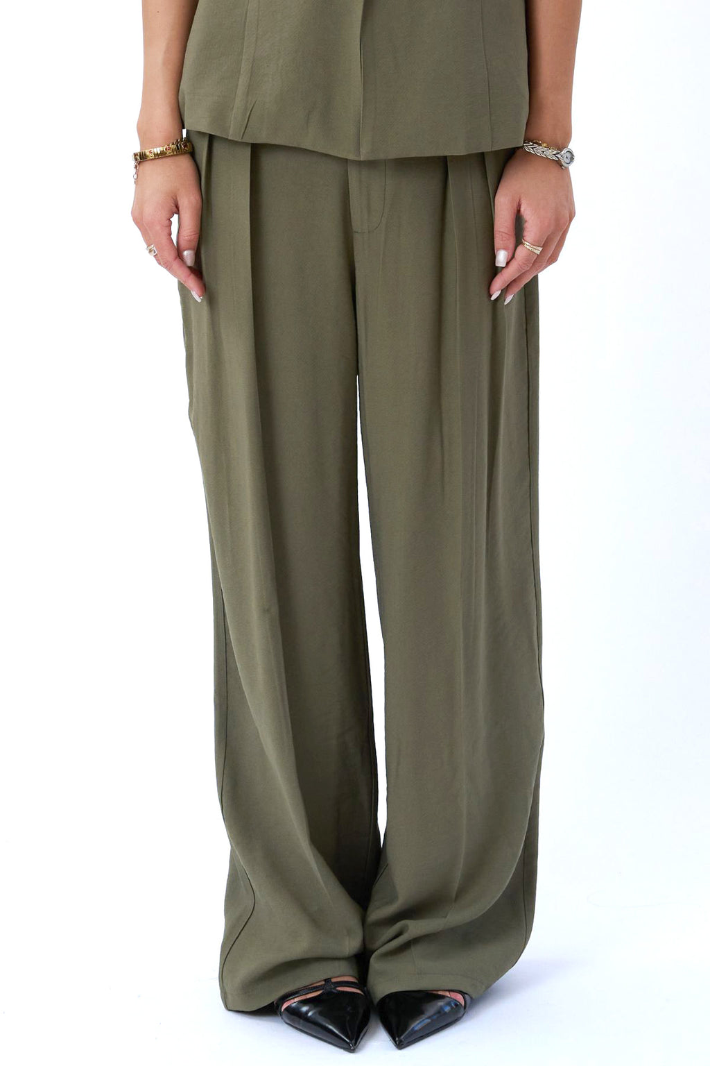 Isolde Pants - Oliven