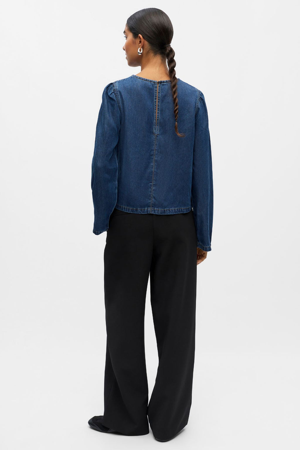 Frame Top - Mørkeblå Denim