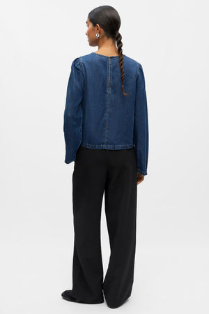 Frame Top - Mørkeblå Denim