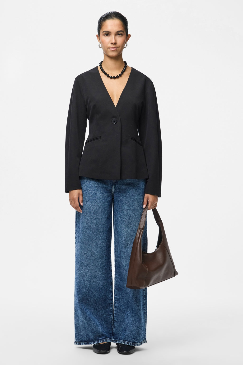 Kamil Fitted Blazer - Svart