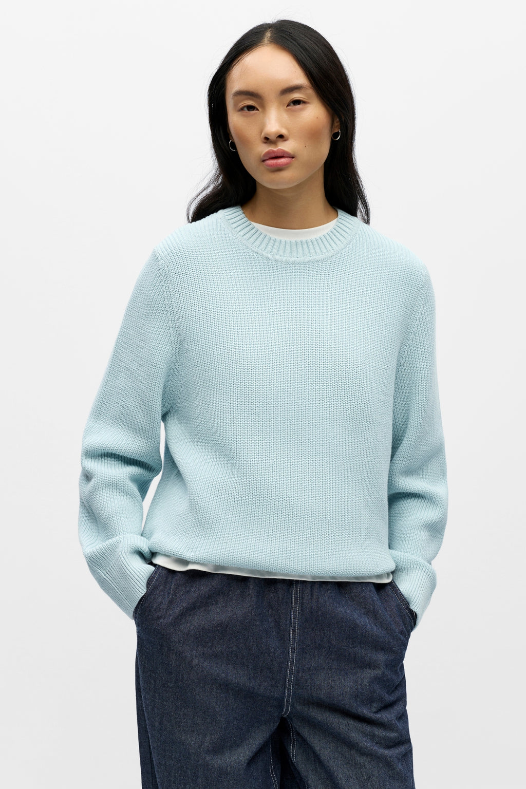 Flo Knit Pullover - Winter Sky