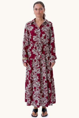 Lola Kjole - Burgundy