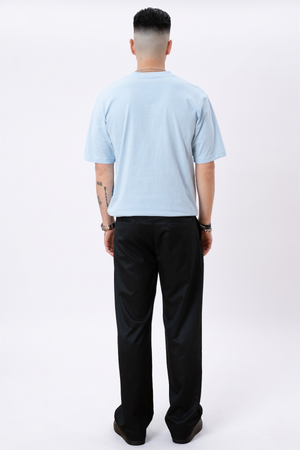 Heavy Oversized T-skjorte - Pulverblå