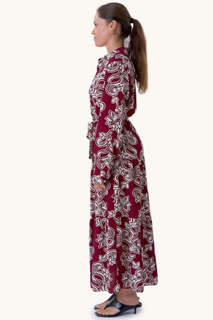 Lola Kjole - Burgundy