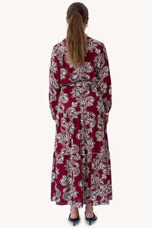 Lola Kjole - Burgundy