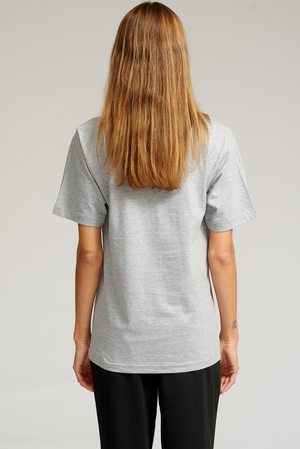 Oversized T-shirt - Grå Melange