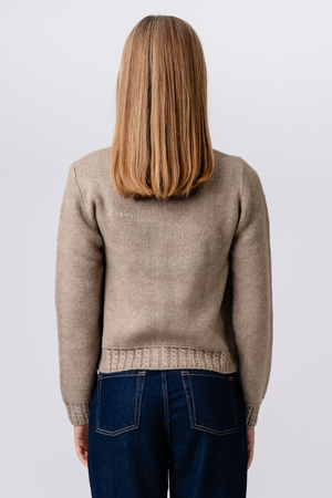 Emilie Strikkecardigan - Brun
