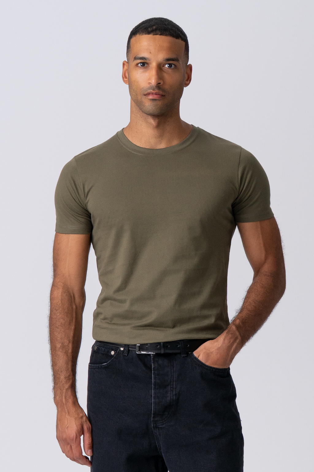 Muscle T-shirt - Army Grønn