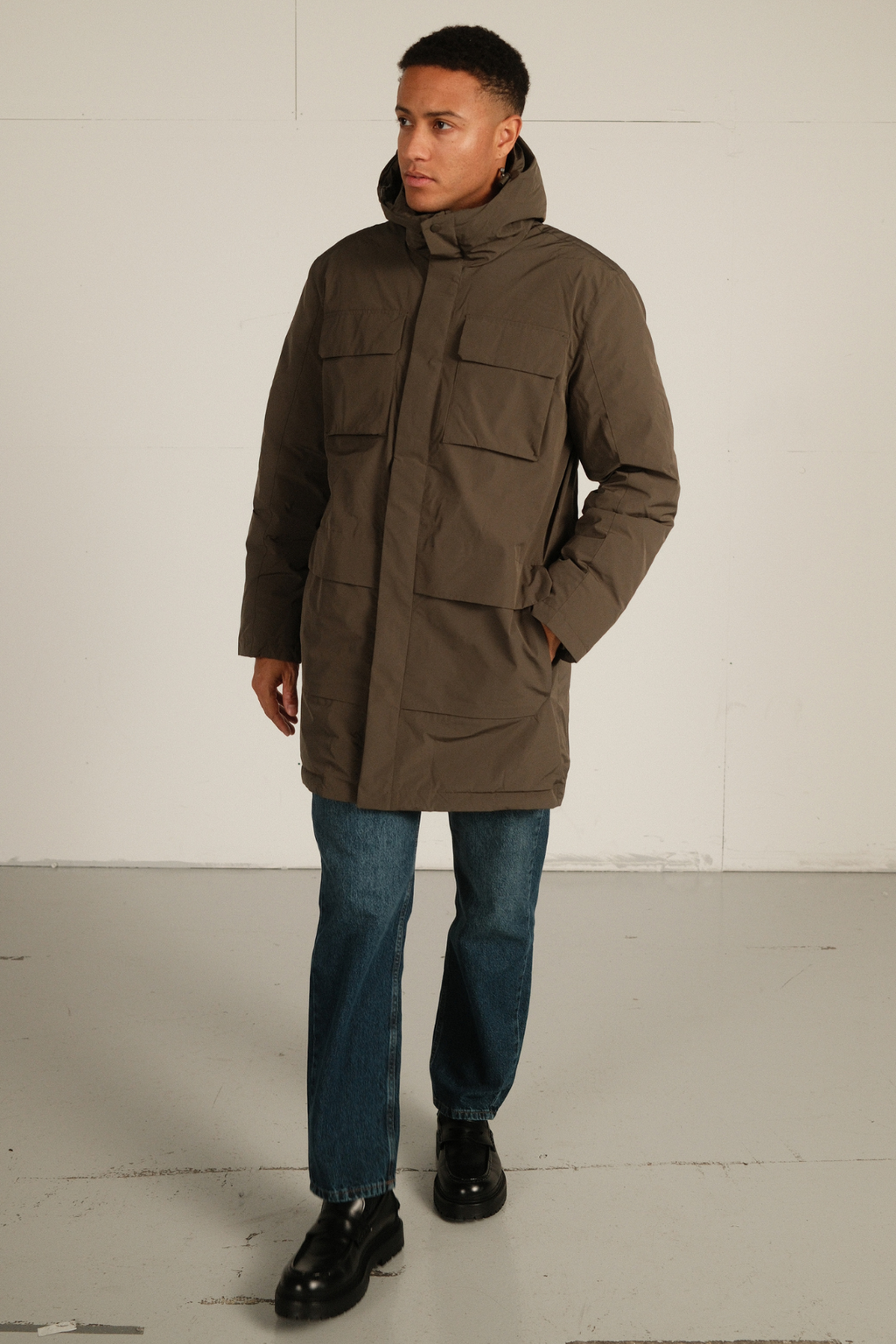 Edmund Lang Parkas - Svart
