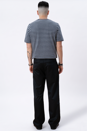 Nørregade Stripe - Meleret Svart-Grå