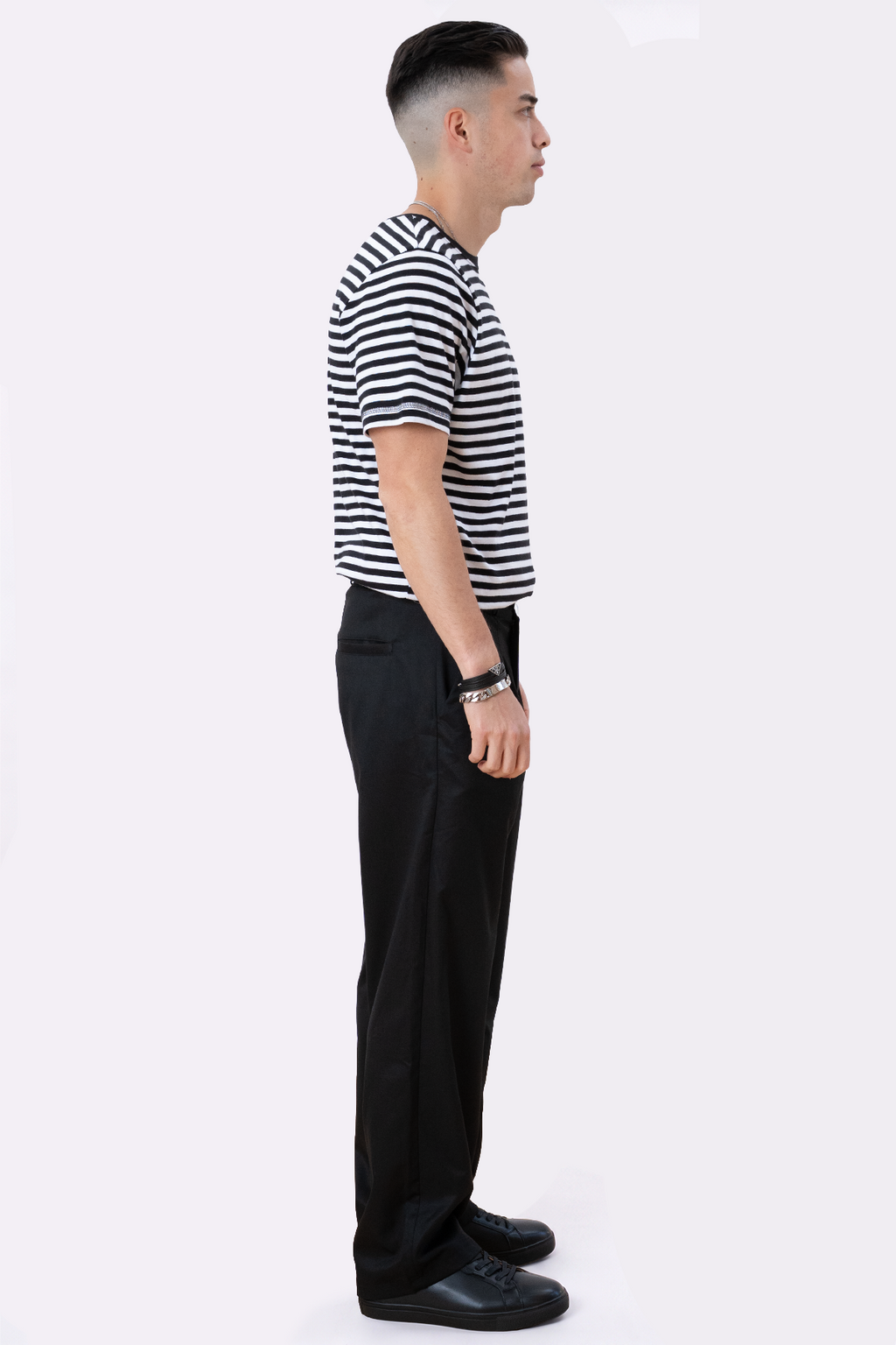 Nørregade Stripe - Svart-Hvit