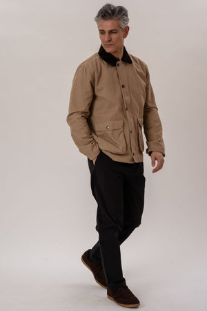 Twill Jakke - Mørk Sand