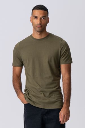 Basic T-shirt - Militærgrønn