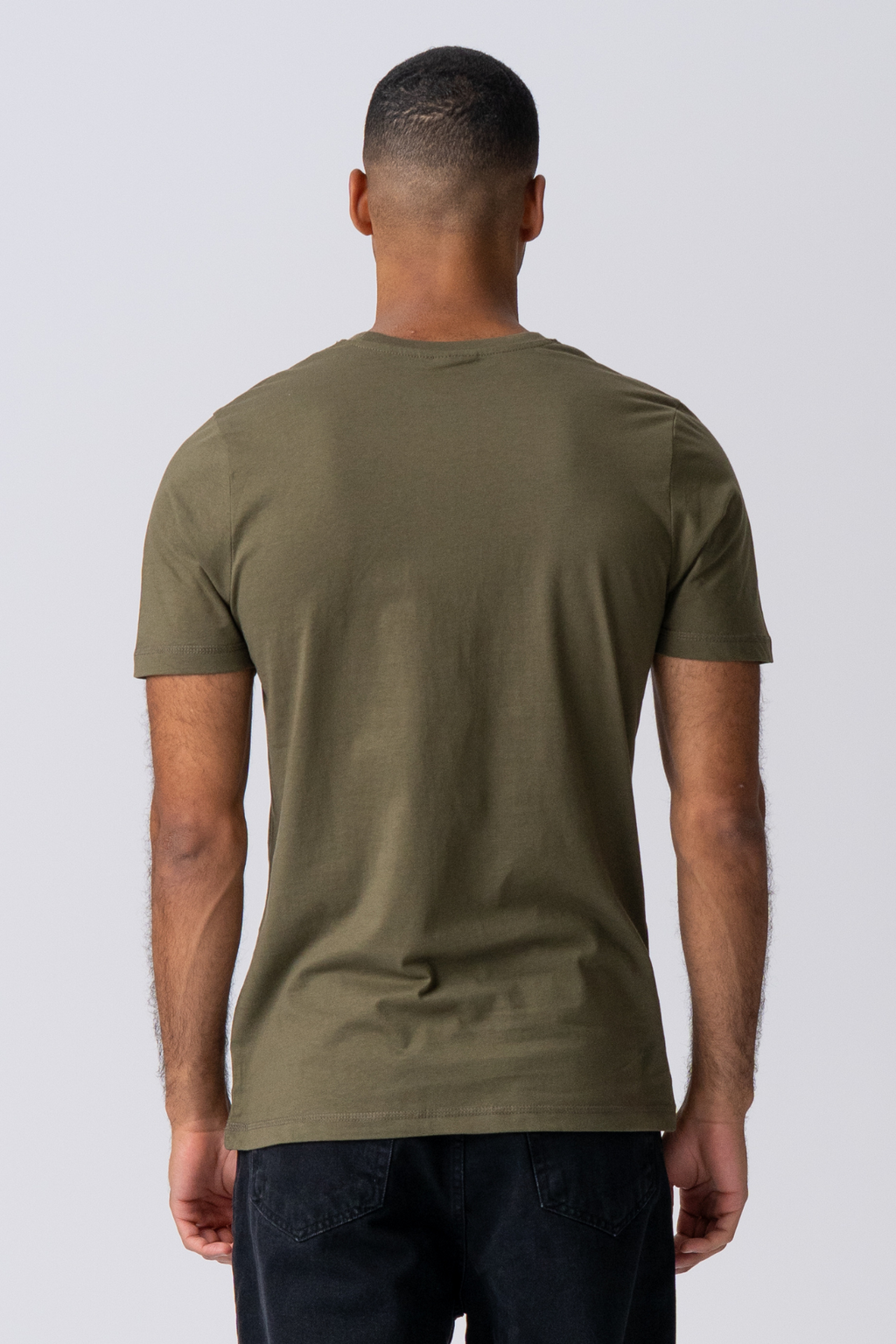 Basic T-shirt - Militærgrønn